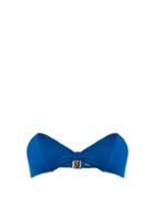 Matchesfashion.com Bower - Jane Bandeau Bikini Top - Womens - Blue