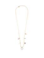 Matchesfashion.com Jade Jagger - Diamond, Pearl & 18kt Gold Charm Necklace - Womens - Pearl