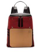 Matchesfashion.com Loewe - X Charles Rennie Mackintosh Goya Grid Backpack - Mens - Black Red