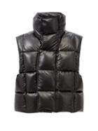 Givenchy - Quilted Down Leather Gilet - Mens - Black
