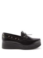 Stefan Cooke - Polido Leather Platform Loafers - Mens - Black