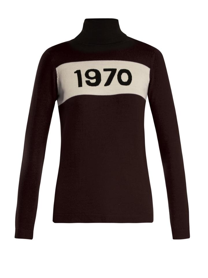 Bella Freud 1970 Wool Roll-neck Sweater