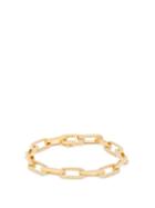 Matchesfashion.com Lizzie Mandler - Knife Edge Diamond & 18kt Gold Chain Bracelet - Womens - Yellow Gold