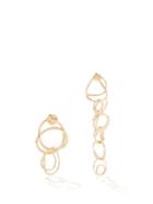 Completedworks - Tumble Mismatched Recycled Gold-plated Earrings - Womens - Yellow Gold