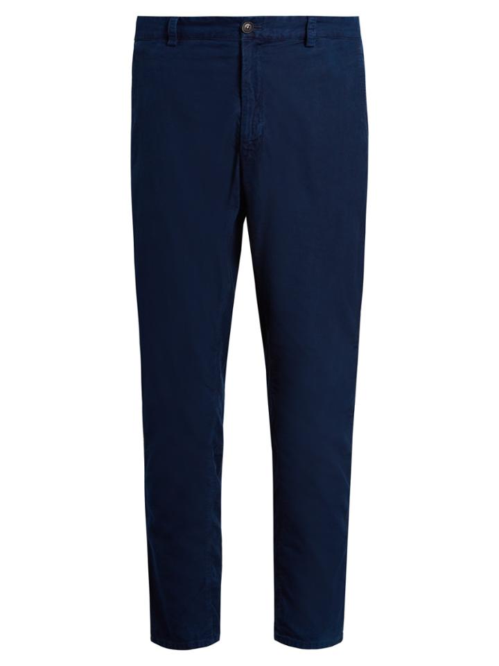 Blue Blue Japan Slim-leg Cotton Trousers