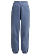 Matchesfashion.com Lndr - Dupla Technical Fleece Jersey Track Pants - Womens - Light Blue