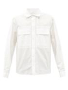 Mens Rtw Craig Green - Laced Cotton-poplin Shirt - Mens - White