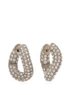 Matchesfashion.com Balenciaga - Loop Crystal Earrings - Womens - Crystal