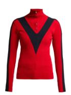 Matchesfashion.com Fusalp - Victoire Zip Through Sweater - Womens - Red Multi