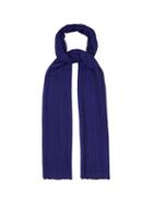 Matchesfashion.com Denis Colomb - Berber Striped Cashmere And Silk Blend Scarf - Mens - Blue