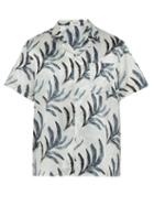 Matchesfashion.com Commas - Water Colour Print Silk Blend Shirt - Mens - White
