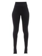 Live The Process - Ballet High-rise Stirrup-cuff Leggings - Womens - Black