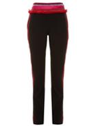 Matchesfashion.com Altuzarra - Archie Fringe Trimmed Tuxedo Trousers - Womens - Black Multi