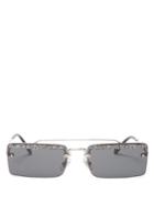 Miu Miu Rimless Rectangular Sunglasses