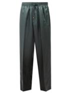 Umitxfrs - Jeff Ombr Silk-twill Pyjama Trousers - Mens - Green