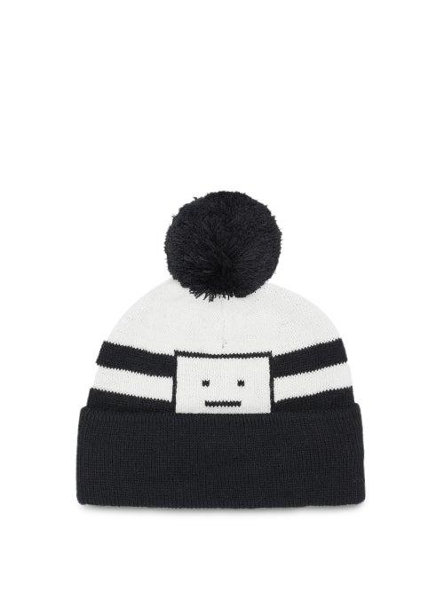 Matchesfashion.com Acne Studios - Kerris Striped Knitted Beanie - Mens - Navy