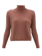 Matchesfashion.com Max Mara Leisure - Spiga Sweater - Womens - Dark Pink