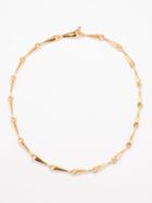 Annika Inez - Linked Large Gold-plated Sterling-silver Necklace - Womens - Yellow Gold