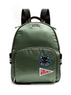 Miu Miu Badge-appliqu Satin Backpack