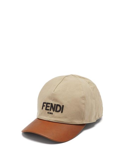 Mens Accessories Fendi - Reversible Ff-jacquard Baseball Cap - Mens - Beige