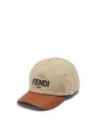 Mens Accessories Fendi - Reversible Ff-jacquard Baseball Cap - Mens - Beige