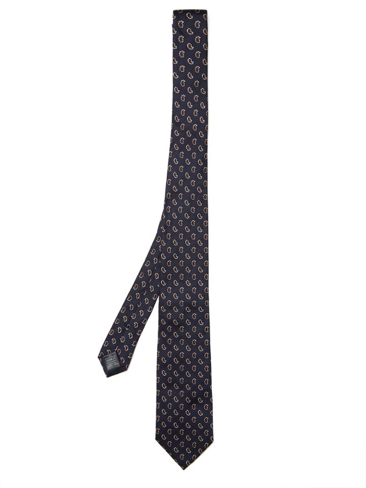 Dunhill Paisley-embroidered Woven-silk Tie