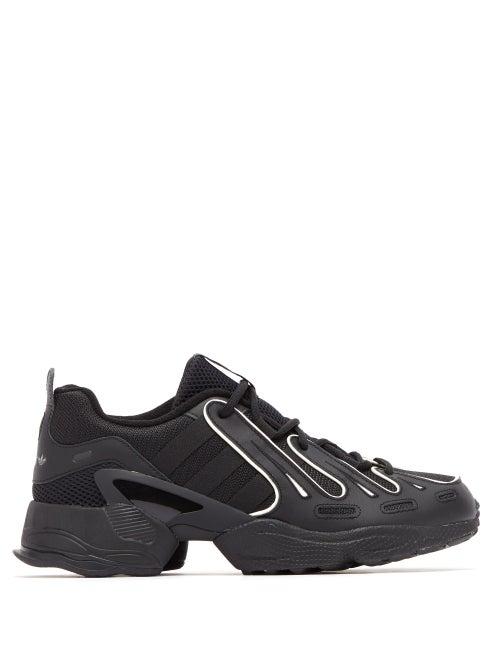 Matchesfashion.com Adidas Originals - Eqt Gazelle Mesh And Leather Trainers - Mens - Black