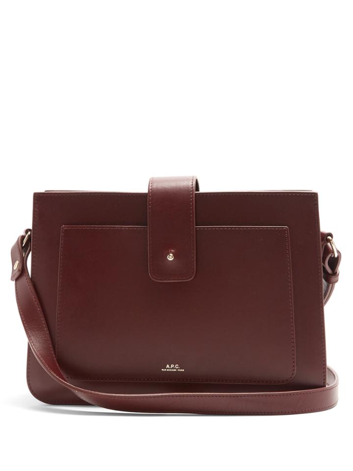 A.p.c. Albane Leather Cross-body Bag
