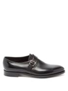 Matchesfashion.com John Lobb - Kenton Monk-strap Leather Shoes - Mens - Black