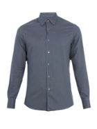 Ermenegildo Zegna Micro Dot-print Cotton Shirt
