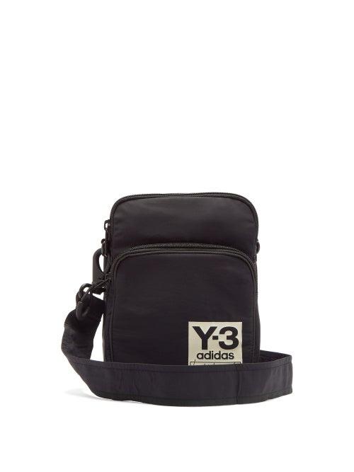 Matchesfashion.com Y-3 - Logo Print Technical Cross Body Bag - Mens - Black