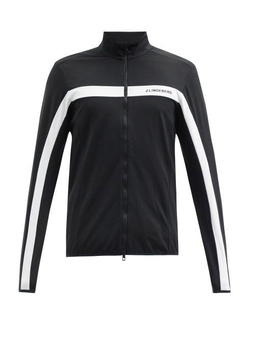 Matchesfashion.com J.lindeberg - Jarvis Zipped Mid-layer Jacket - Mens - Black