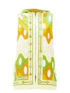 Matchesfashion.com Emilio Pucci - Vivara-print Cotton-terry Cover Up - Womens - Yellow Multi