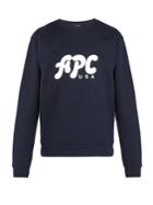 A.p.c. Gabe Logo-print Cotton Sweatshirt