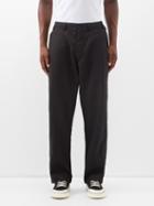 Comme Des Garons Shirt - Side-adjuster Twill Tailored Trousers - Mens - Black