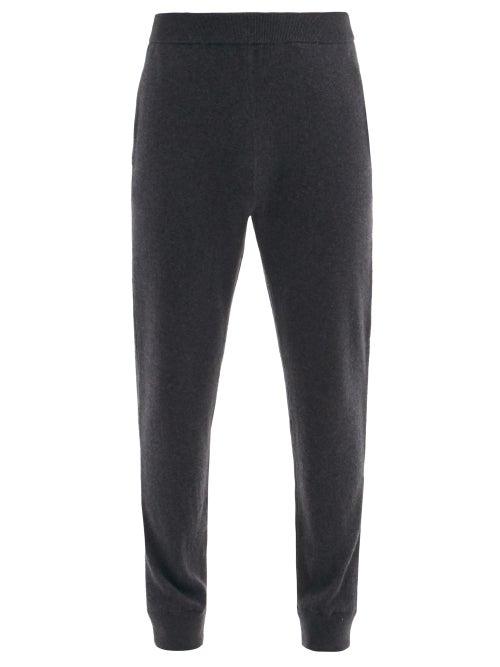 Matchesfashion.com The Row - Olivier Cashmere-jersey Track Pants - Mens - Dark Grey