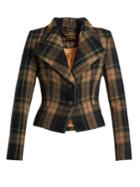 Vivienne Westwood Anglomania Porta Wool-blend Tartan Blazer