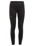 Matchesfashion.com Adidas By Stella Mccartney - Performance Essentials Mesh Panelled Leggings - Womens - Black