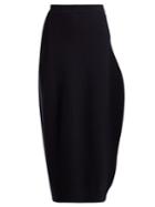 Jil Sander Ribbed Wool And Cashmere-blend Skirt