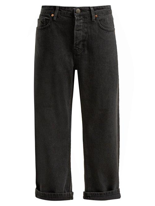 Matchesfashion.com Raey - Dad Baggy Boyfriend Jeans - Womens - Black