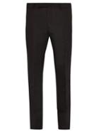 Matchesfashion.com Dunhill - Mulberry Silk Slim Leg Trousers - Mens - Black