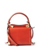 See By Chlo - Tilda Mini Leather And Suede Cross-body Bag - Womens - Red