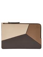 Loewe Puzzle Zip-around Leather Pouch