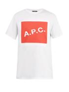 A.p.c. Kraft Logo Graphic Cotton T-shirt