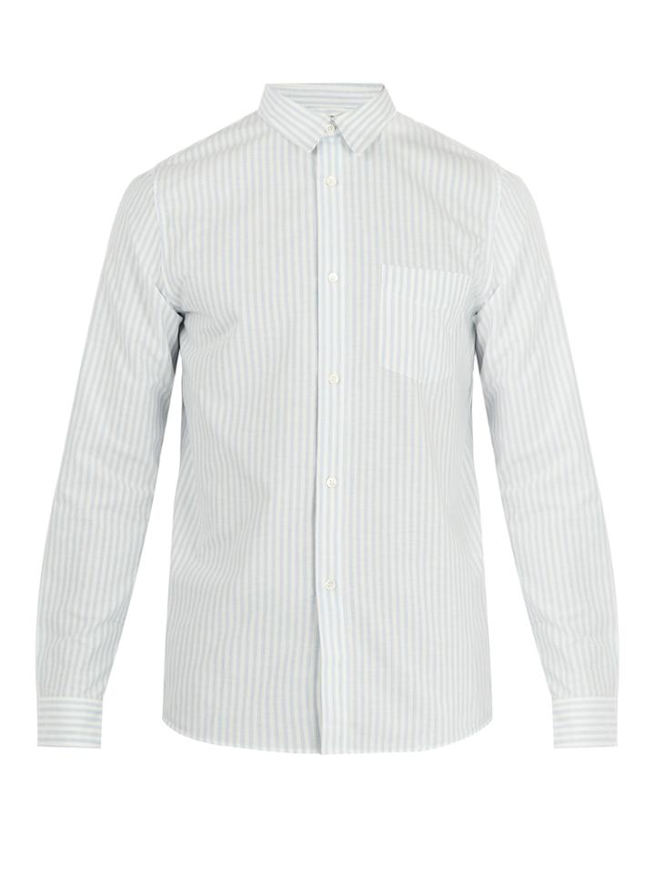 A.p.c. Oliver Striped Cotton Shirt