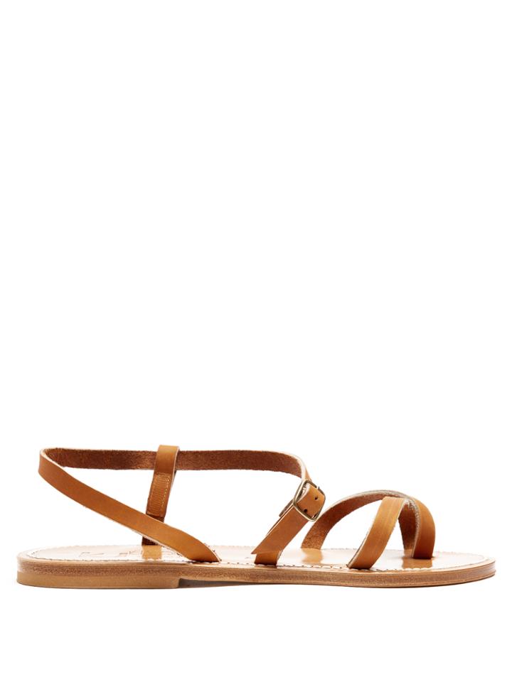 K.jacques Calcutta Leather Sandals
