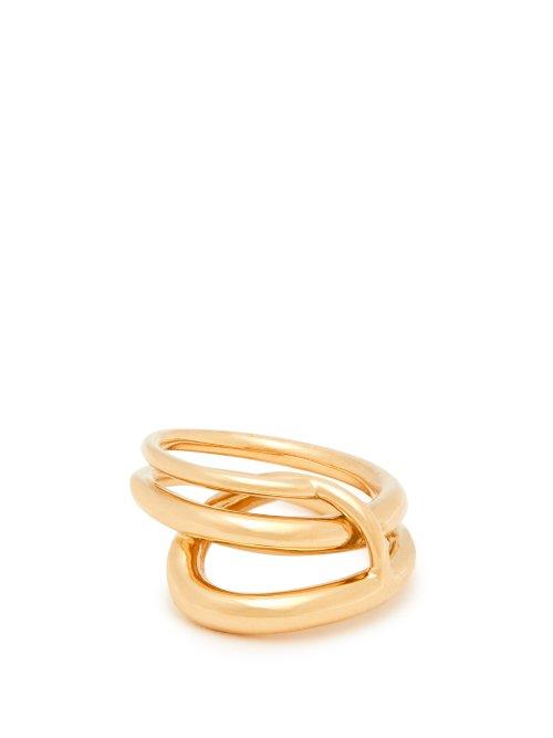 Matchesfashion.com Charlotte Chesnais Fine Jewellery - Looping 18kt Gold Ring - Womens - Gold