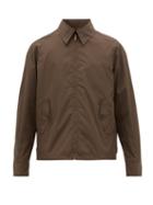 Matchesfashion.com Our Legacy - Shortfin Point Collar Blouson Jacket - Mens - Brown