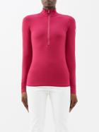 Fusalp - Gemini Half-zip Base-layer Top - Womens - Bright Pink