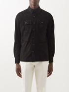 Ralph Lauren Purple Label - Otis Suede Shirt Jacket - Mens - Black